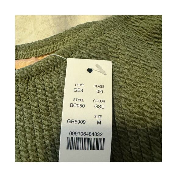 J.Crew Women's Textured High-Rise Cheeky Bikini Bottom Size M NWT - Picture 11 of 12